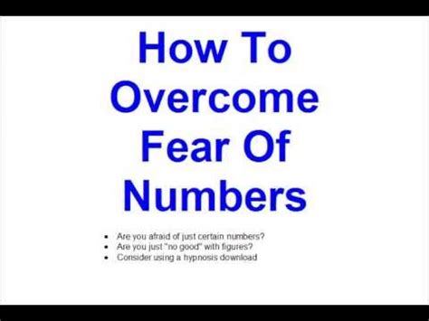 fear of odd numbers